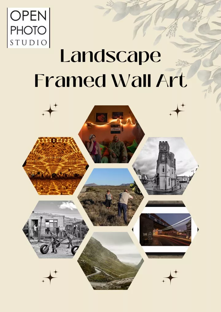 landscape framed wall art