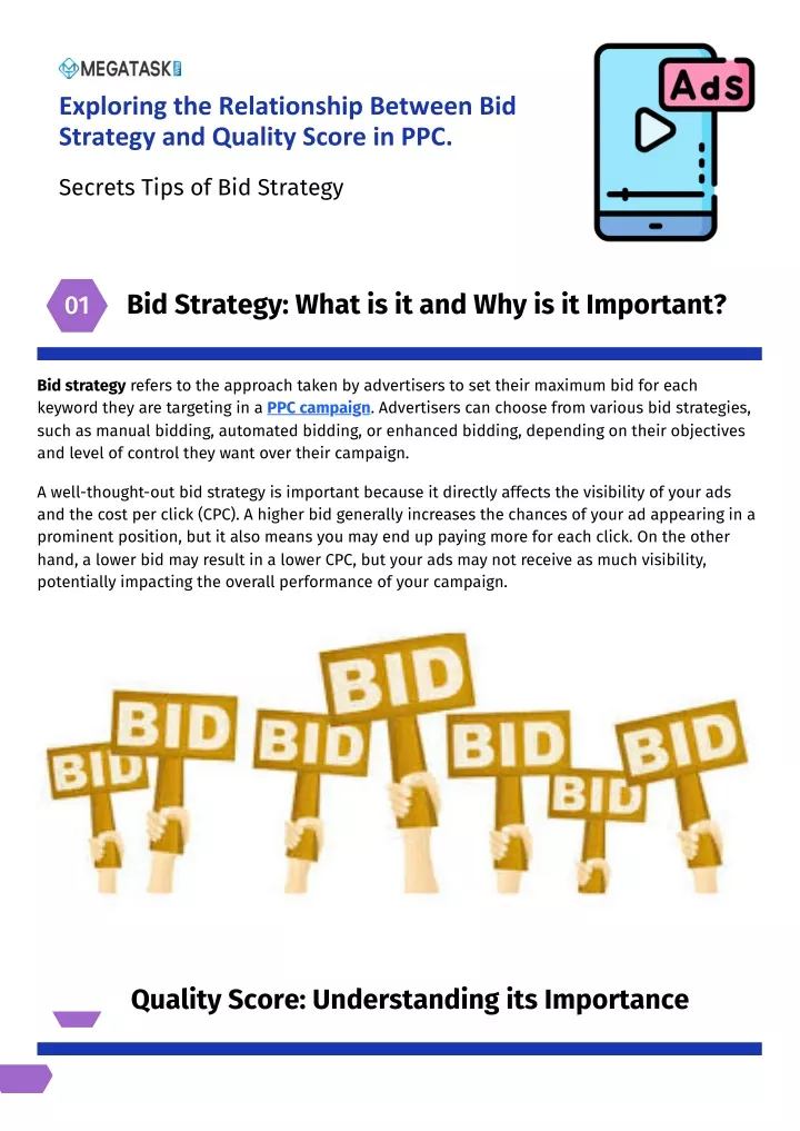 exploring the relationship between bid strategy