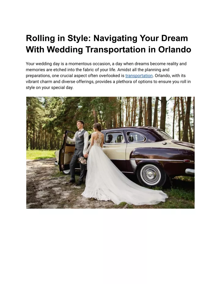 rolling in style navigating your dream with