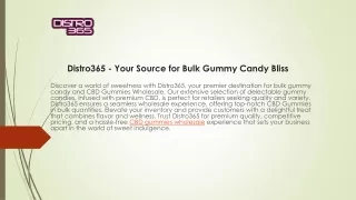 CBD Gummies Wholesale