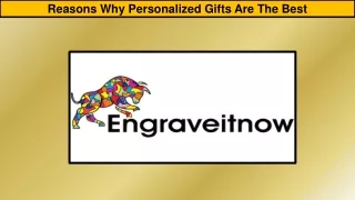 reasons why personalized gifts are the best
