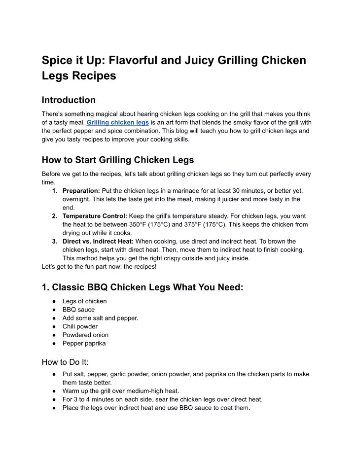 spice it up flavorful and juicy grilling chicken