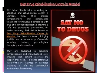 Best Drug Rehabilitation Centre in Mumbai
