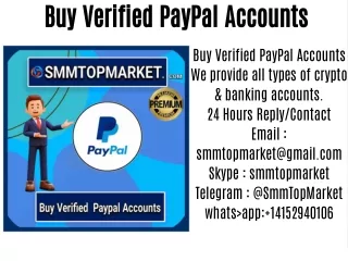 Buy Verified PayPal Accounts