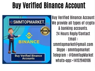 Buy Verified Binance Account