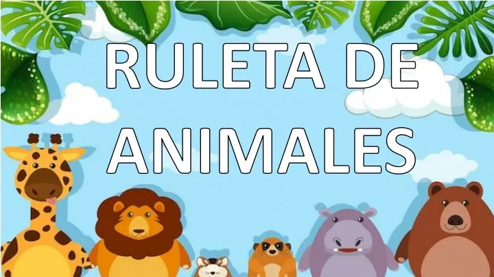 ruleta de animales