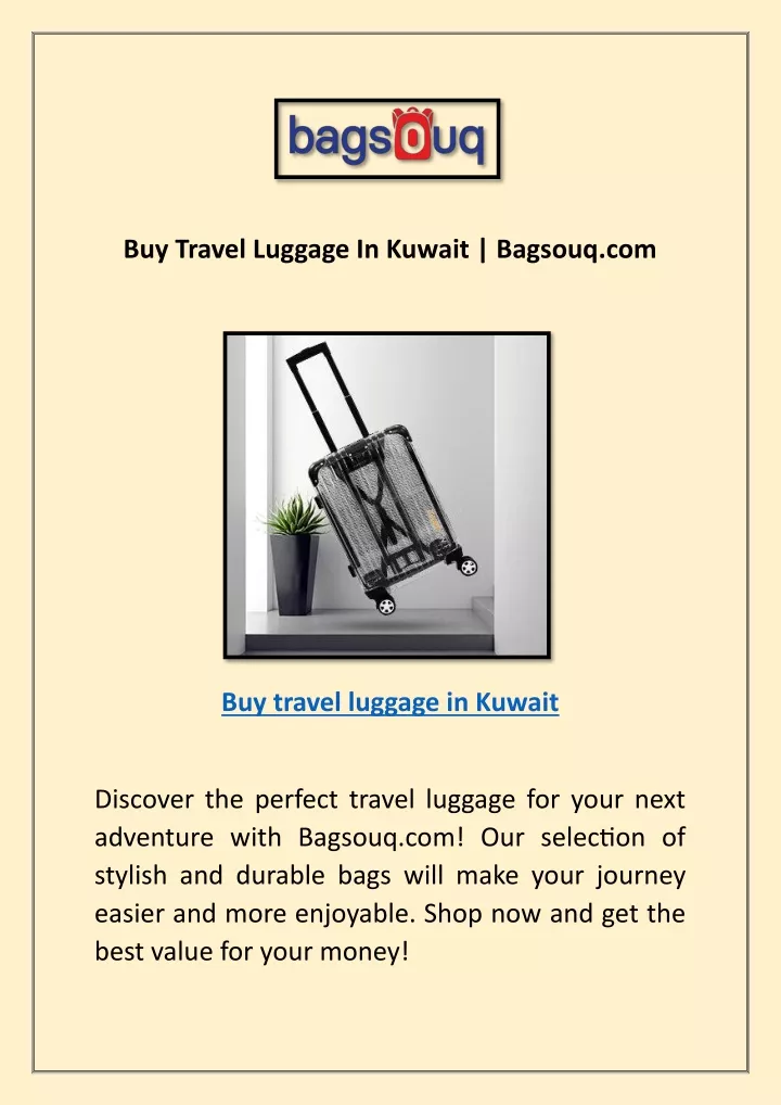 buy travel luggage in kuwait bagsouq com