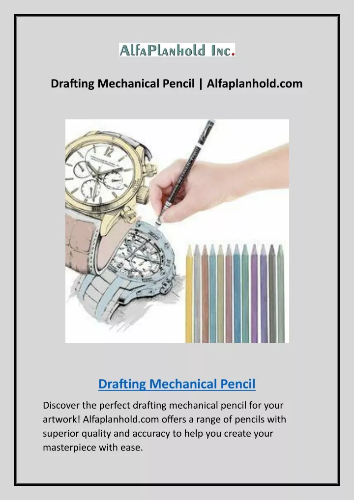 drafting mechanical pencil alfaplanhold com