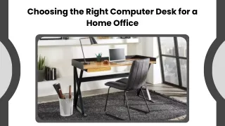 Stylish Computer Desks for Home Office