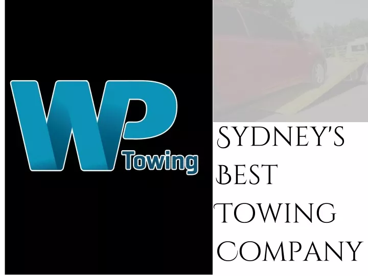 sydney s best towing company