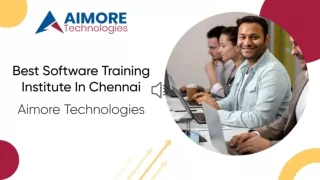 best software training institute in Chennai - Aimore Technologies