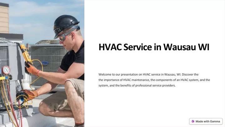 hvac service in wausau wi