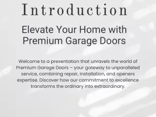 The Art of Garage Door Repair