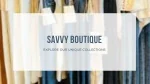 Savvy Boutique - slide 1