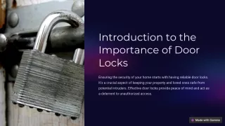 Introduction-to-the-Importance-of-Door-Locks