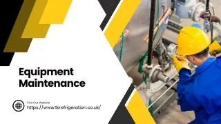 Why is Equipment Maintenance Important