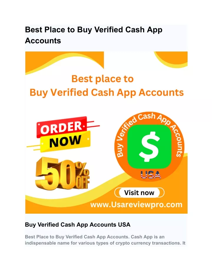 best place to buy verified cash app accounts