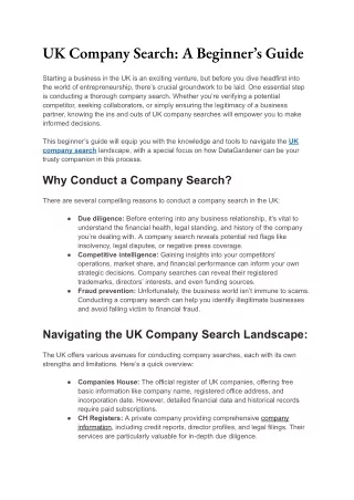 UK Company Search_ A Beginner’s Guide