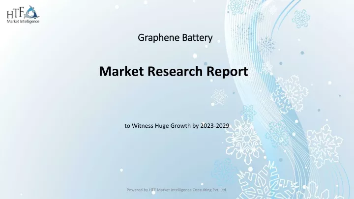 graphene battery market research report