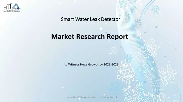 smart water leak detector market research report