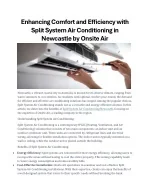 Split System Air Conditioning - slide 1