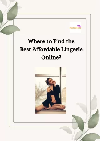 Where to Find the Best Affordable Lingerie Online?
