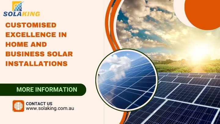 customised excellence in home and business solar