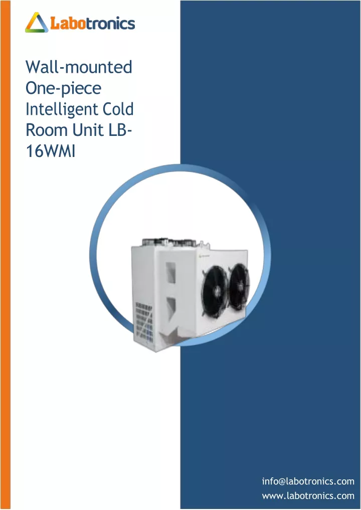 wall mounted one piece intelligent cold room unit