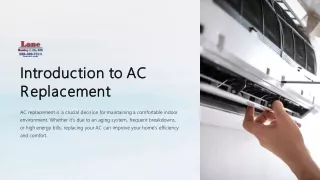 Introduction to AC Replacement