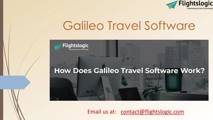 galileo travel software