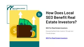 SEO for Real Estate Investors to Boost Visibility and Drive Visits