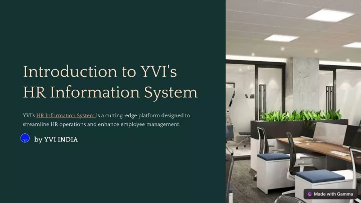 introduction to yvi s hr information system