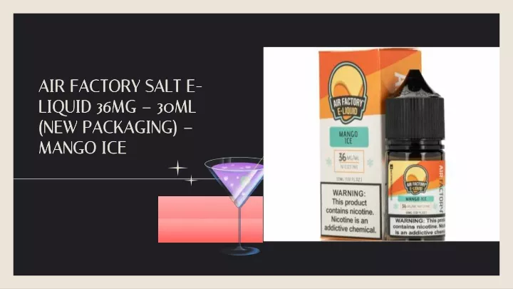 air factory salt e air factory salt e liquid 36mg