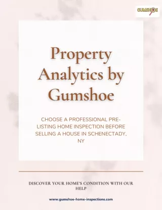 Gumshoe Home Inspections - Property Analytics by Gumshoe