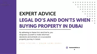 From Dream Home to Deed: Expert Advice on Legal Compliance in Dubai Real Estate
