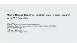Miami Digital Dynamo_ Igniting Your Online Growth with PPC Expertise