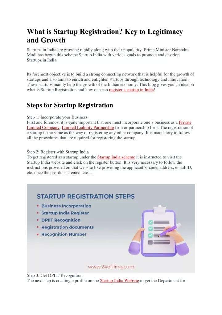 what is startup registration key to legitimacy