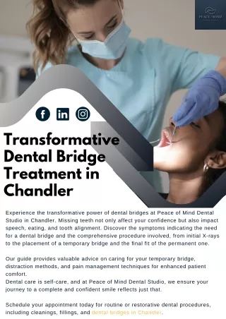 Transformative Dental Bridge Treatment in Chandler