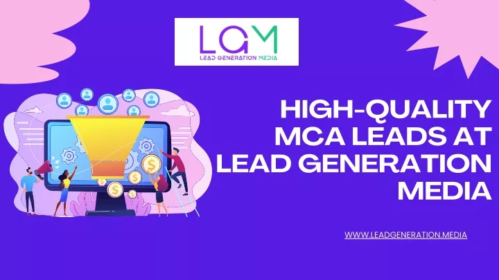 high quality mca leads at lead generation