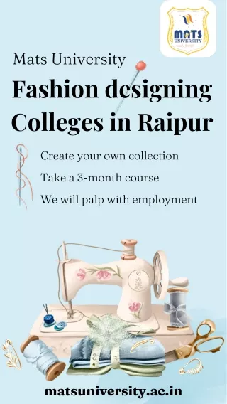 Fashion Designing Colleges in Raipur