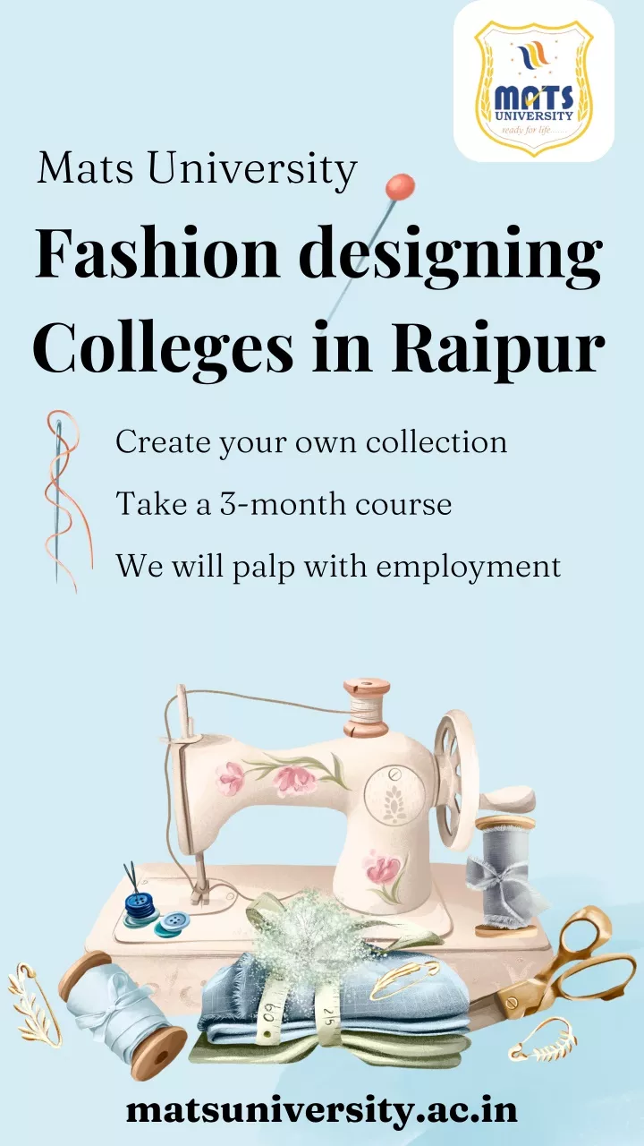 mats university fashion designing colleges