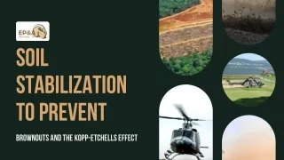 soil stabilization to prevent