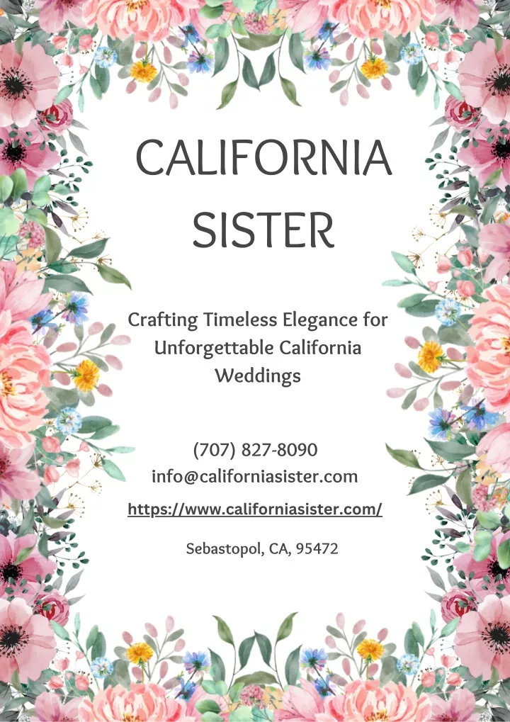 california sister