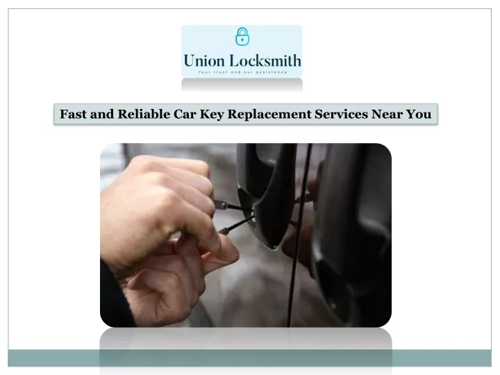 fast and reliable car key replacement services