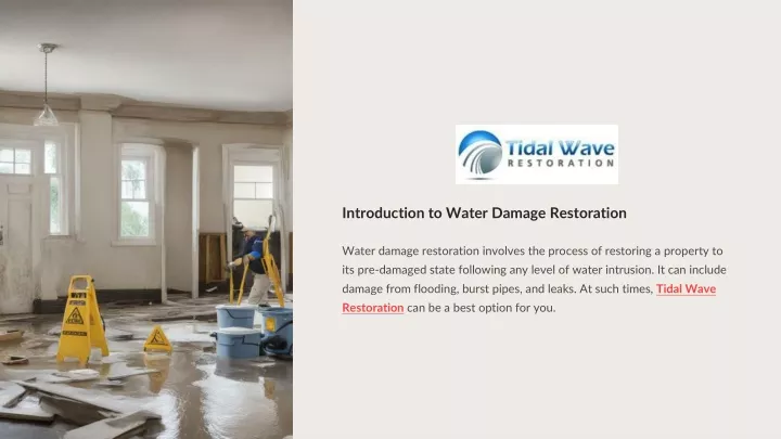 introduction to water damage restoration