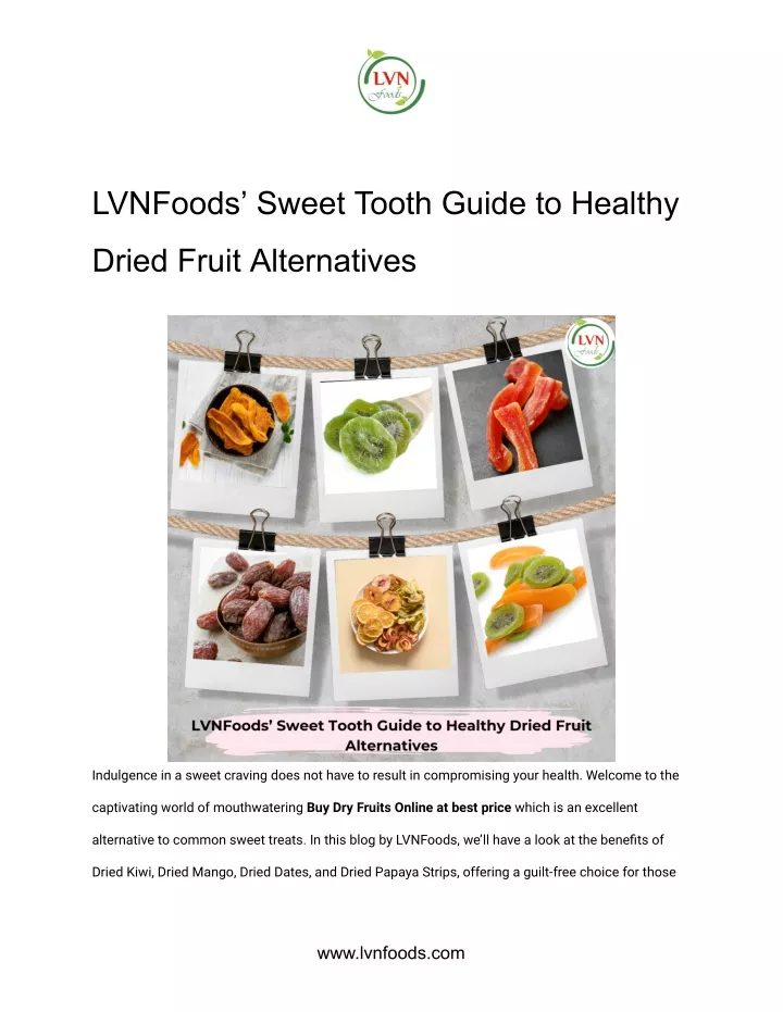 lvnfoods sweet tooth guide to healthy