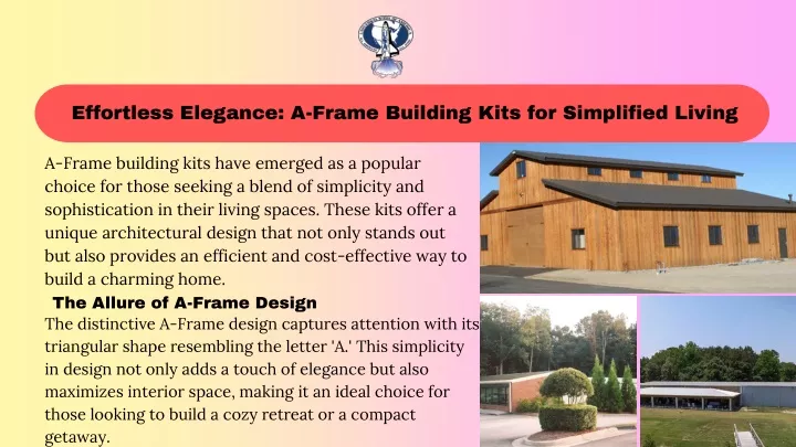 effortless elegance a frame building kits
