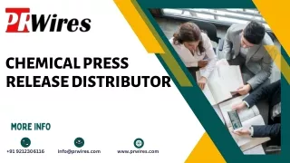 Chemical press release distributor