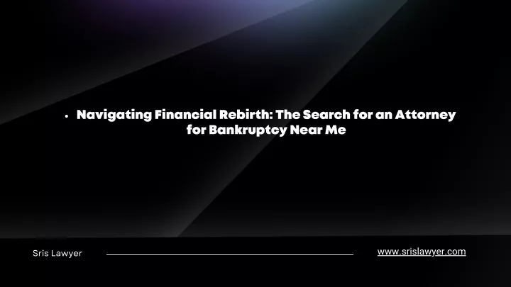 navigating financial rebirth the search