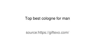 Top best cologne for man